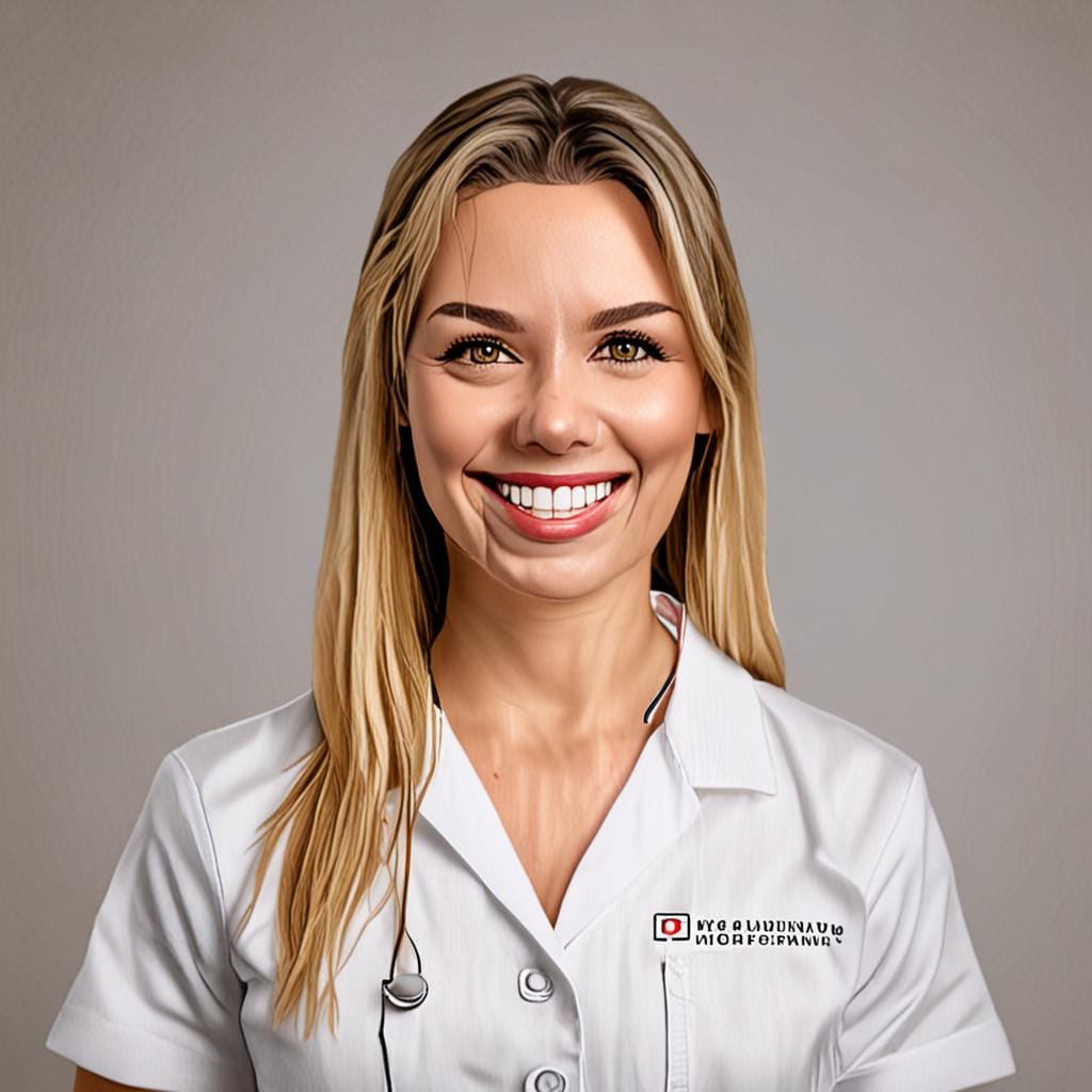 smiling nurse portrait