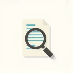 magnifying glass document