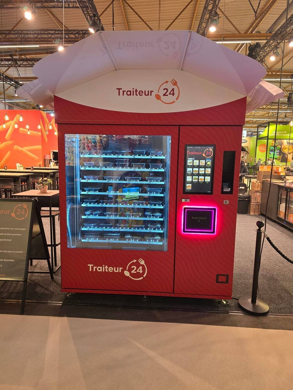 Vente de repas frais en libre-service avec POP’FRAIS