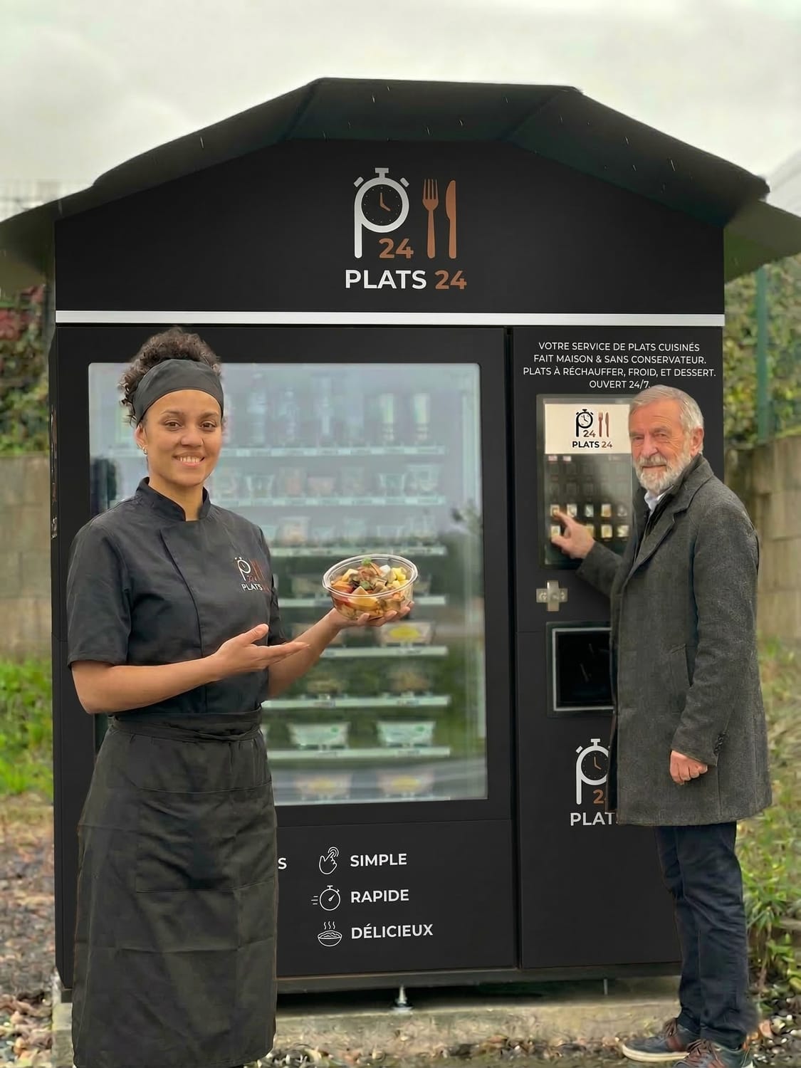 Distributeur automatique POP'FRAIS pour plats cuisinés