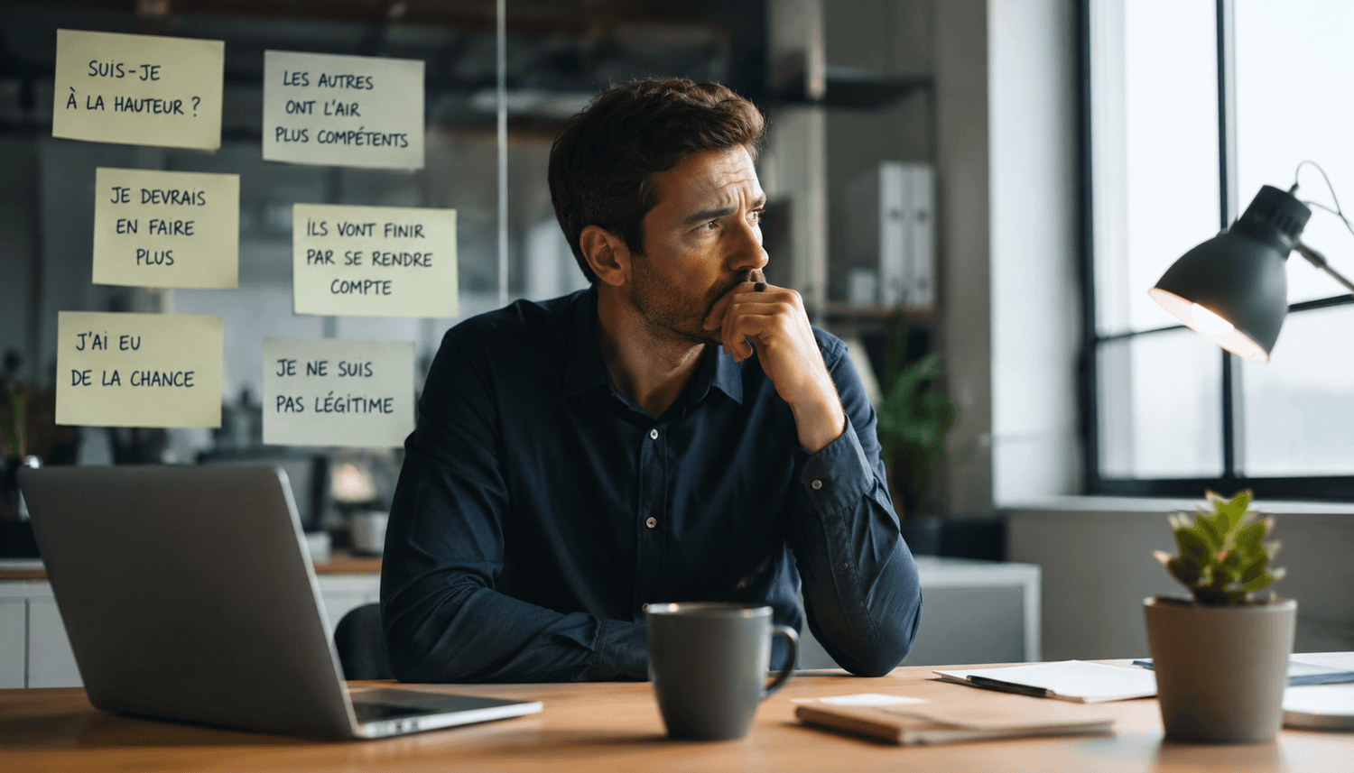 Syndrome de l’imposteur au travail chez un professionnel en réflexion