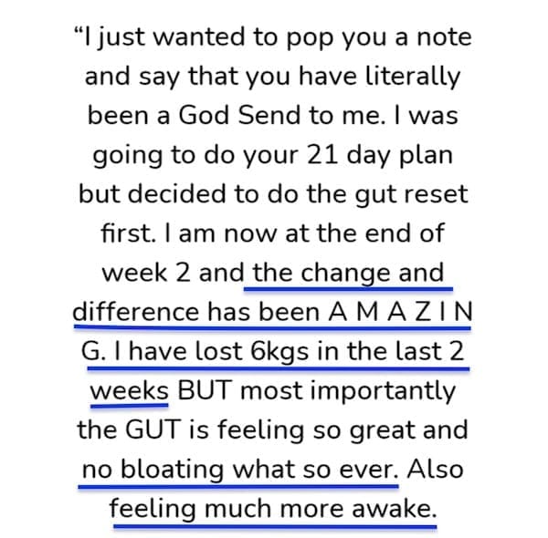 28 Day Gut Reset review