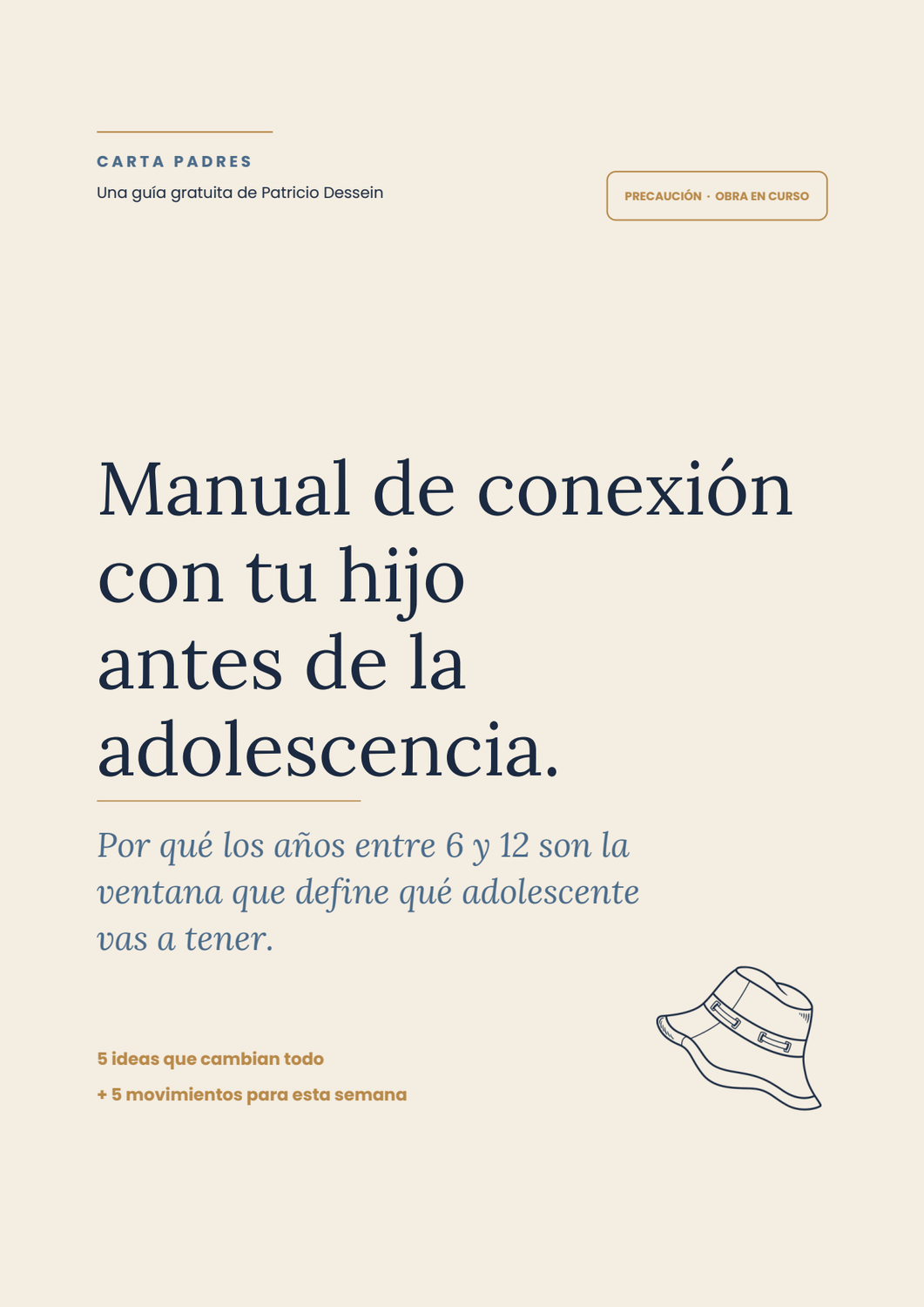 Tapa del manual