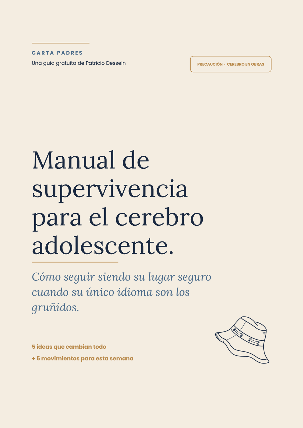 Tapa del manual