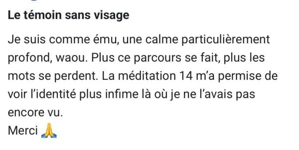 Témoignage participante HOME