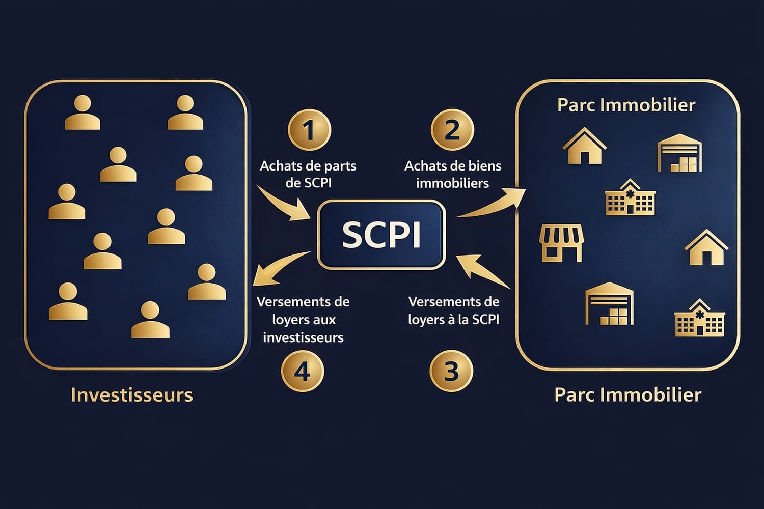 Schéma du fonctionnement des SCPI
