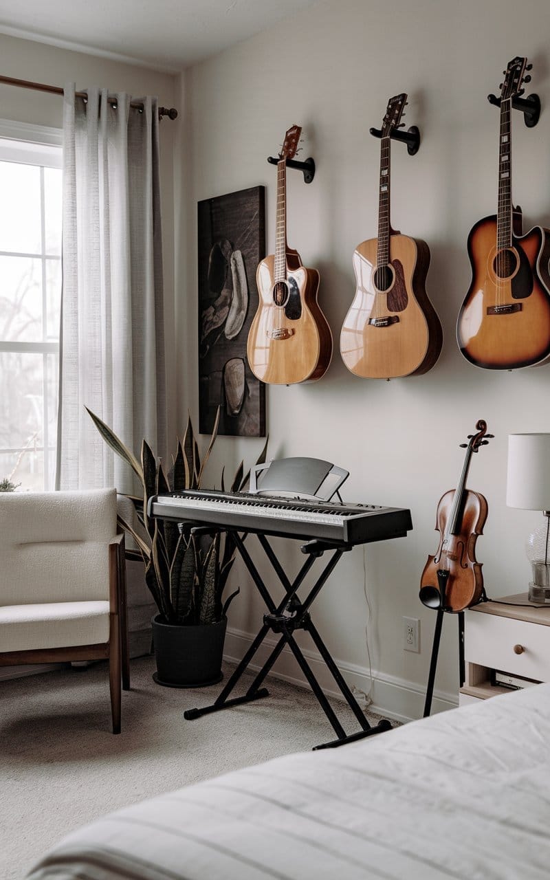 10 Inspiring Bedroom Decor Ideas for Musicians: Create Your Musical Haven