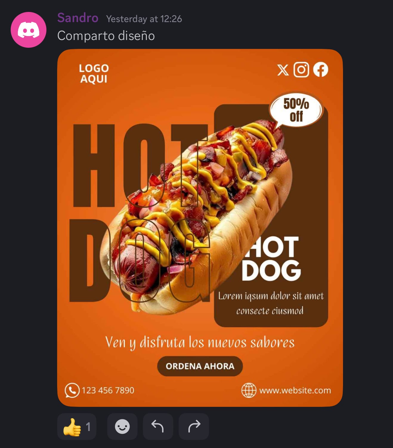Diseño de alumno - hot dog