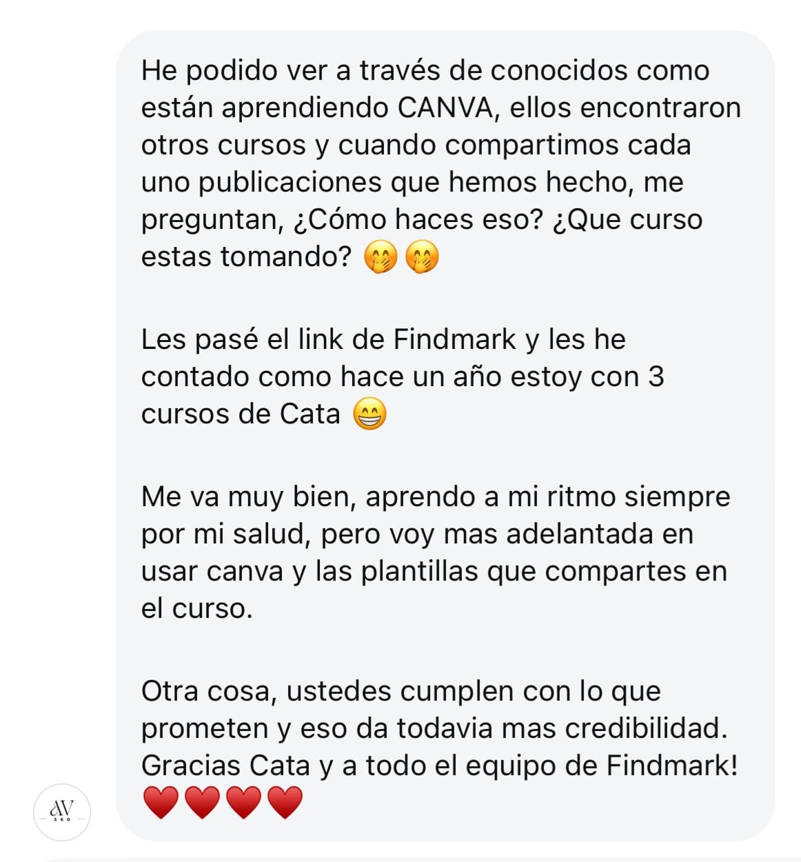 Testimonio Canva Club - me preguntan qué curso tomé