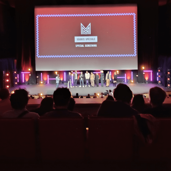 Projection au festival