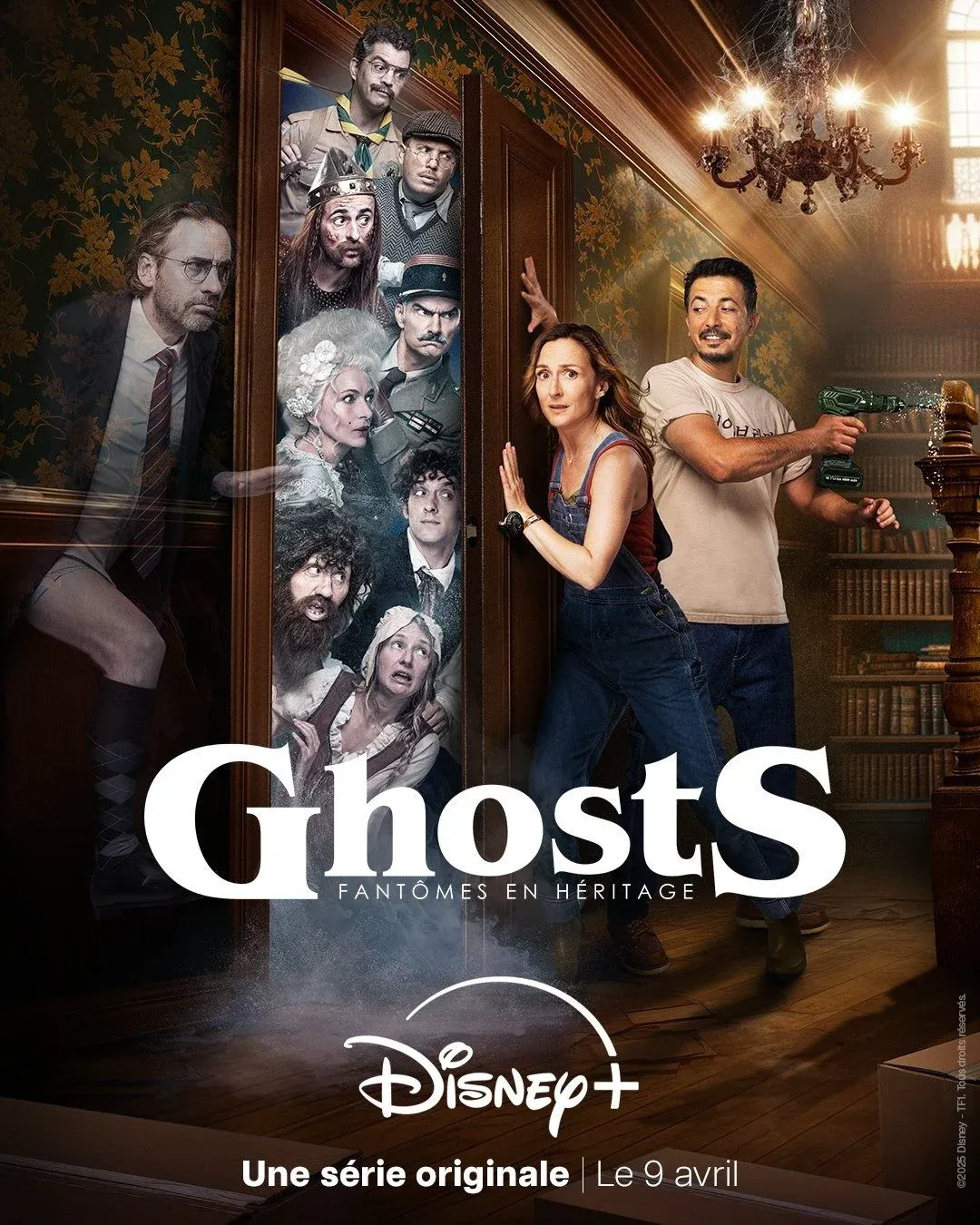 Poster for the series Ghosts: Fantômes en héritage