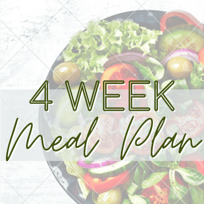 4 WEEK MEAL PLAN