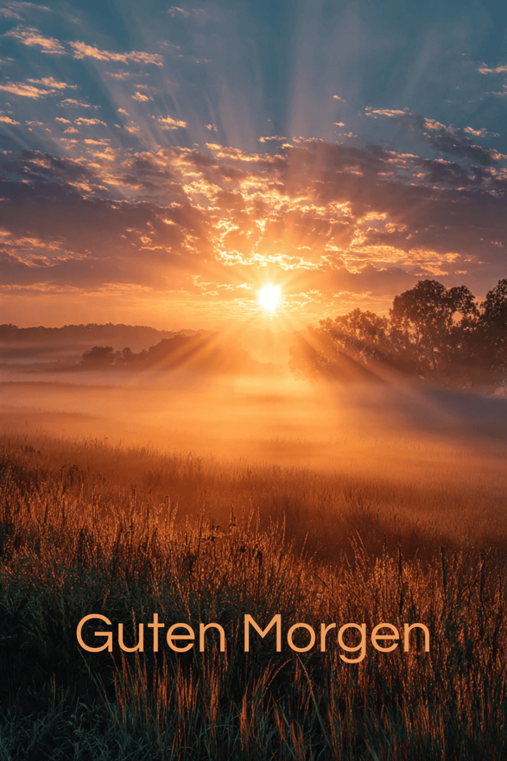 positive guten morgen sprüche – warmes Morgenlicht mit inspirierendem Gefühl