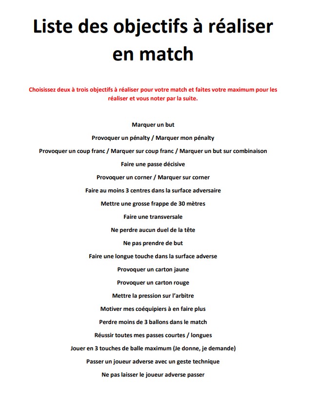 Document spécifique au programme