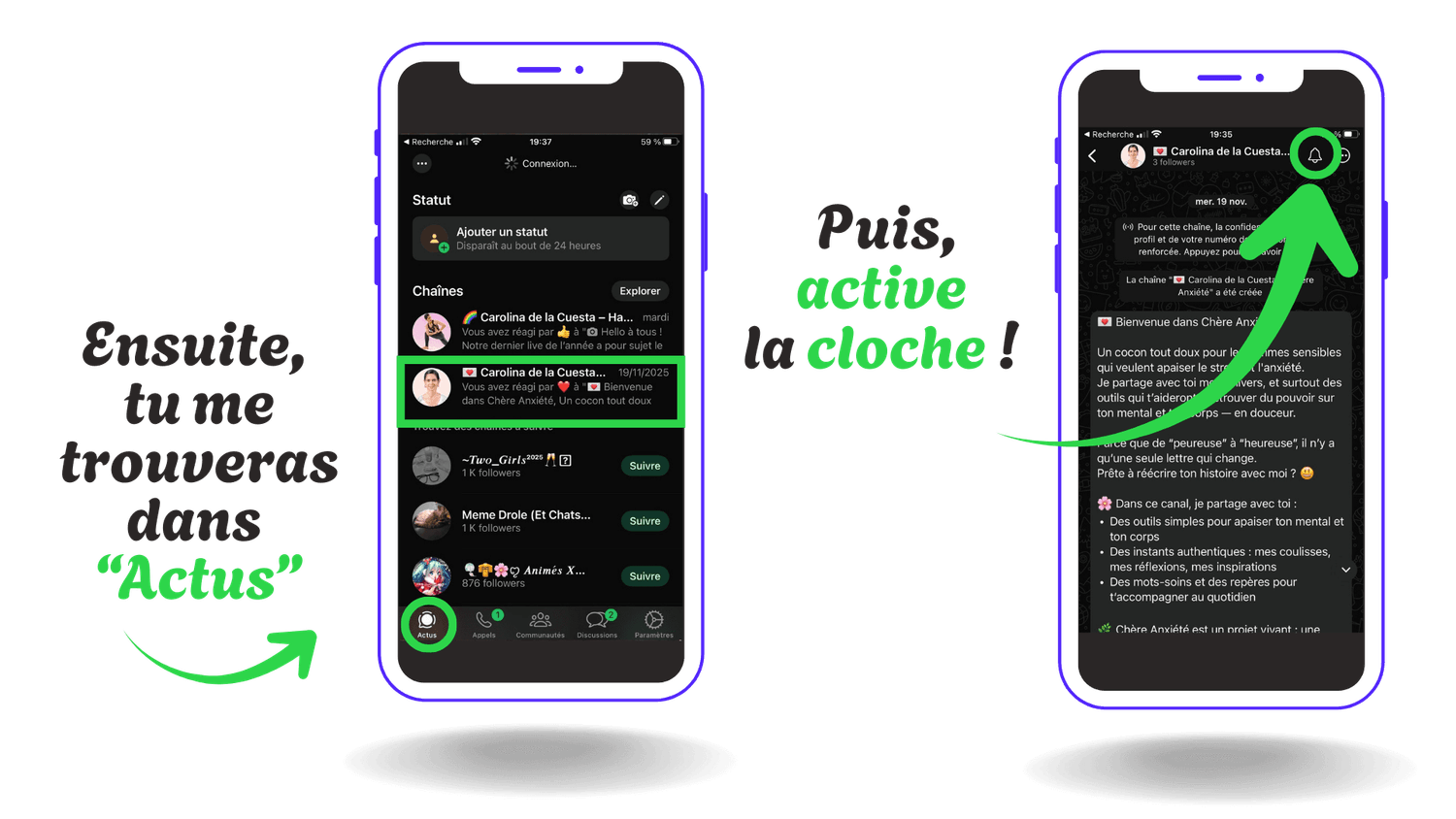 Inscription Newsletter Chère Anxiété - Carolina de la Cuesta