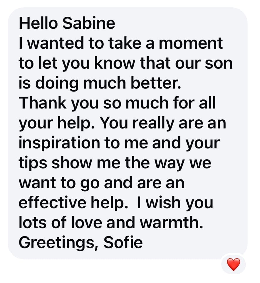 screenshot of testimonial to the confidence care strategies course