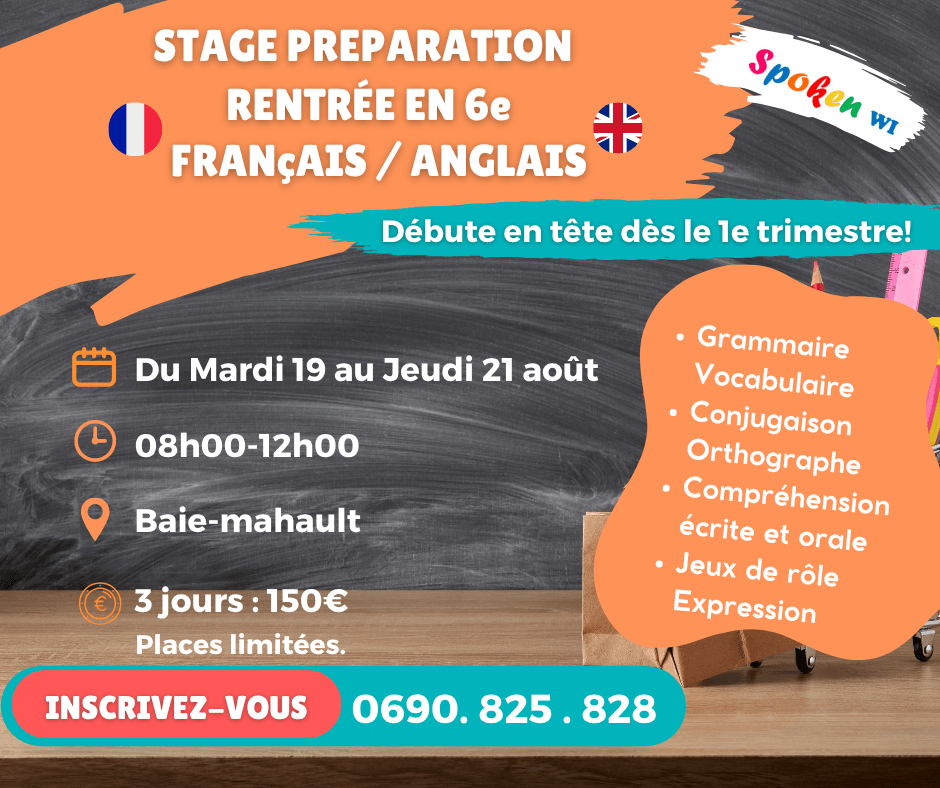 formation en anglais pour enfant