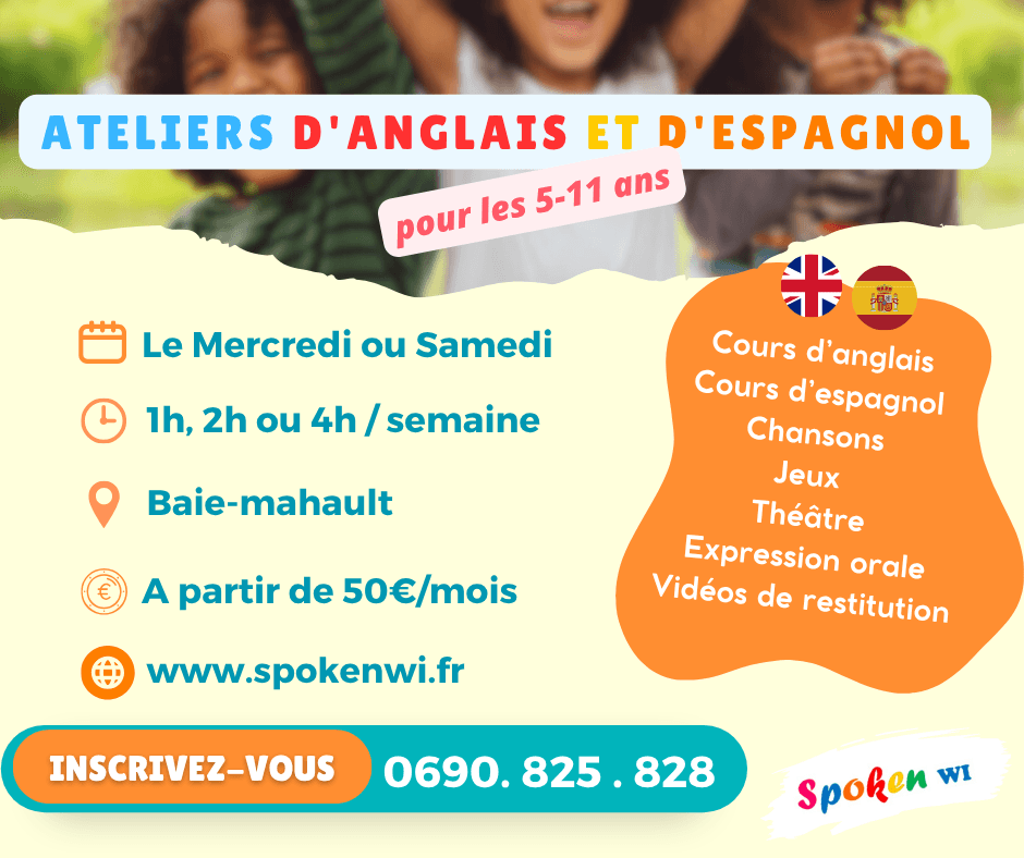 formation en anglais pour enfant