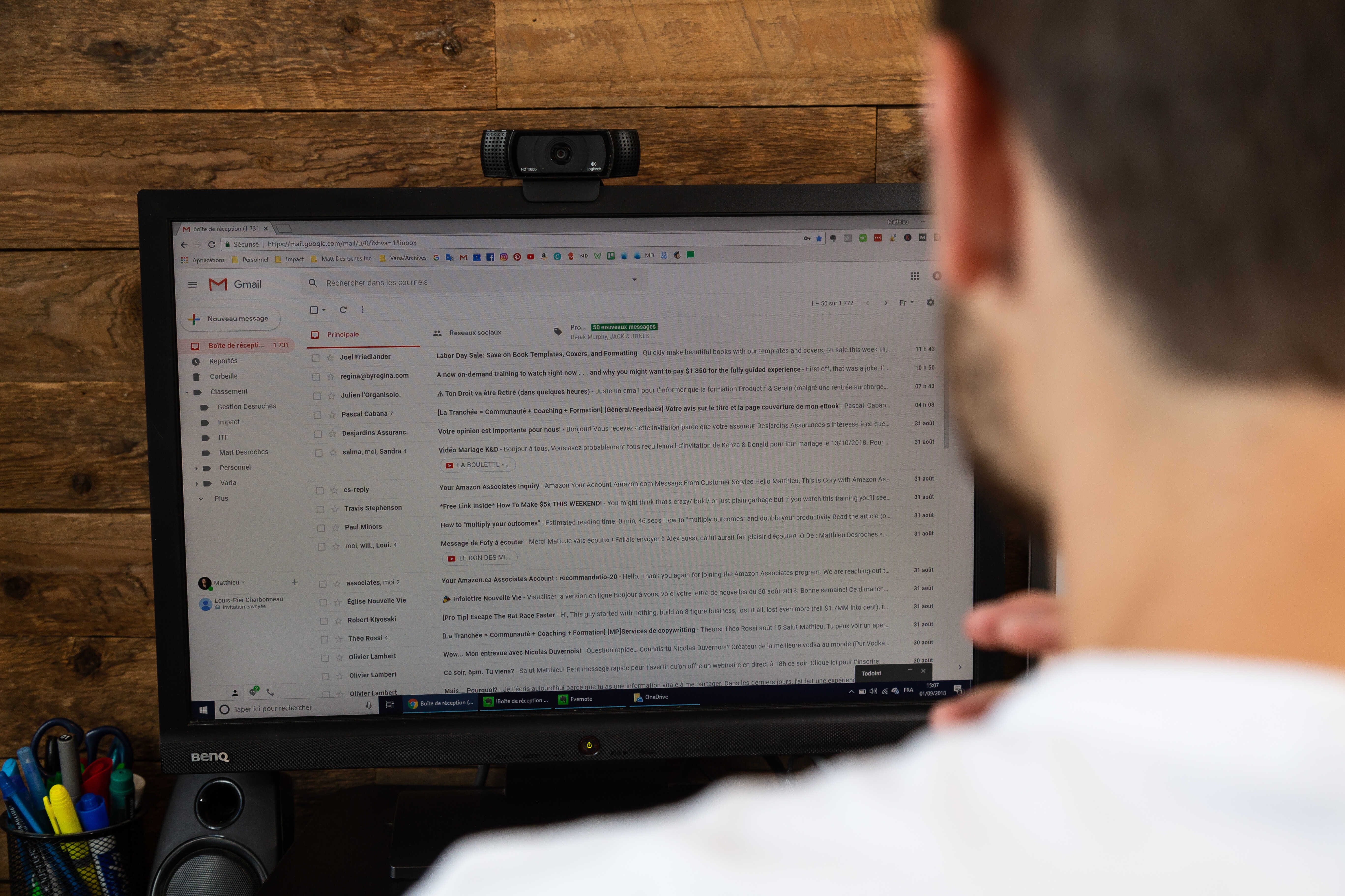gestion des mails
