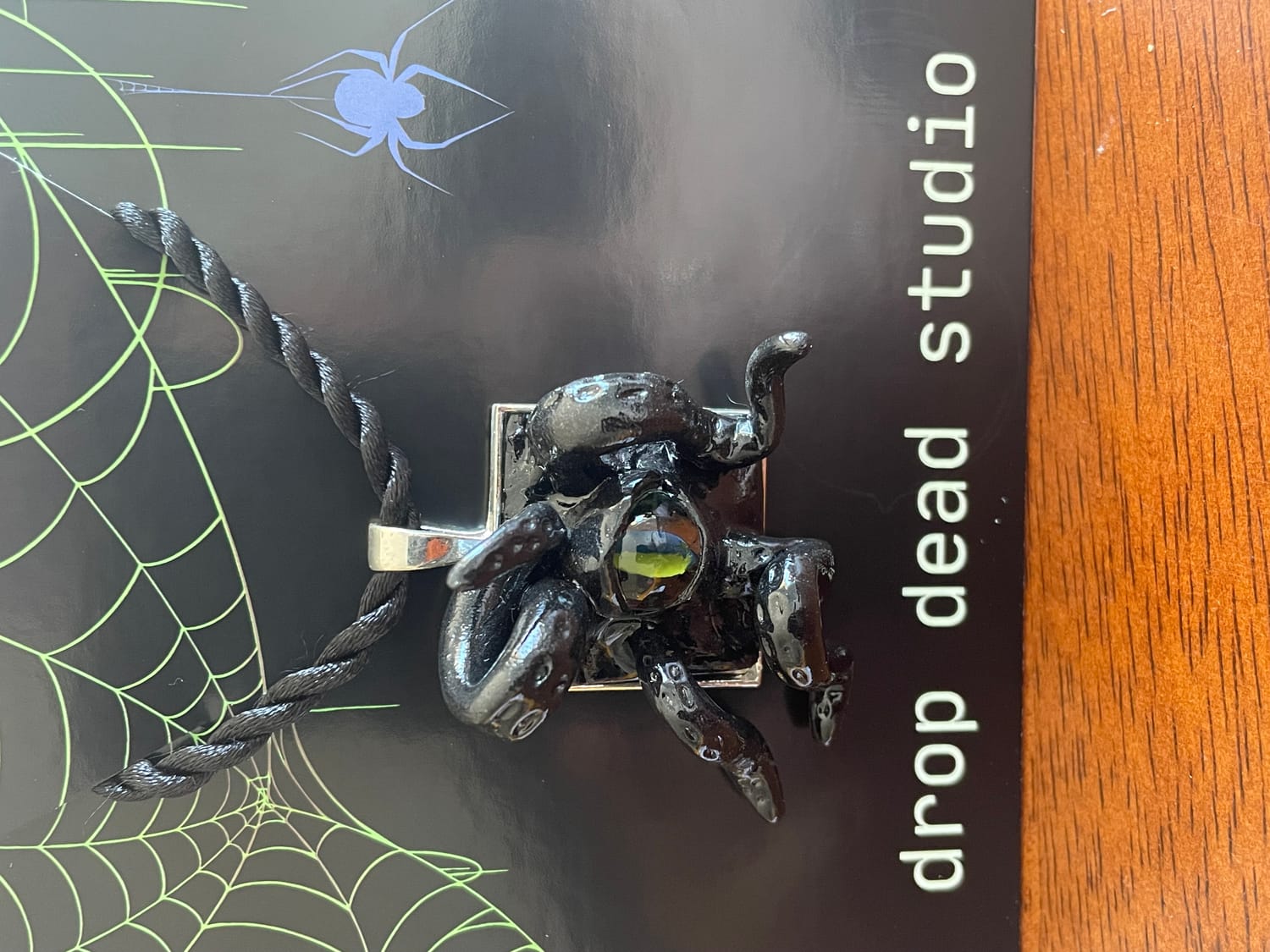 Handmade polymer clay necklace