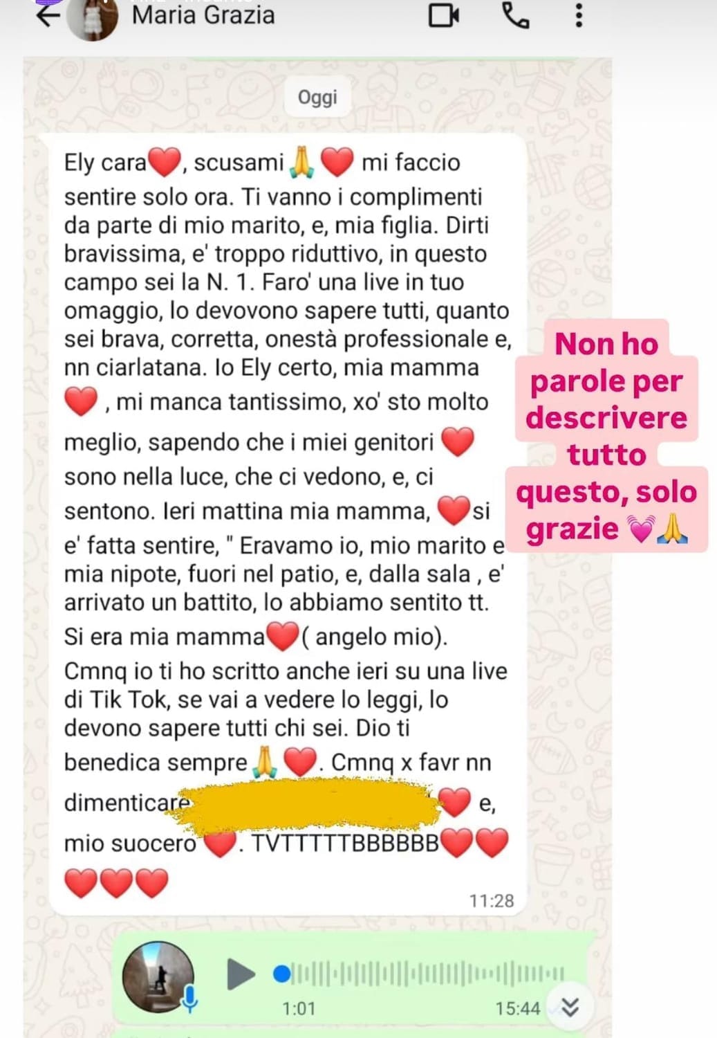 Testimonianza 1
