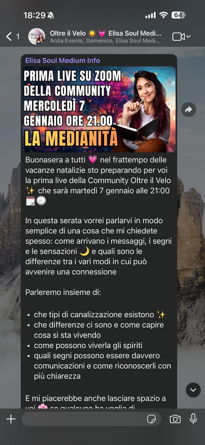 Gruppo WhatsApp - schermata 2