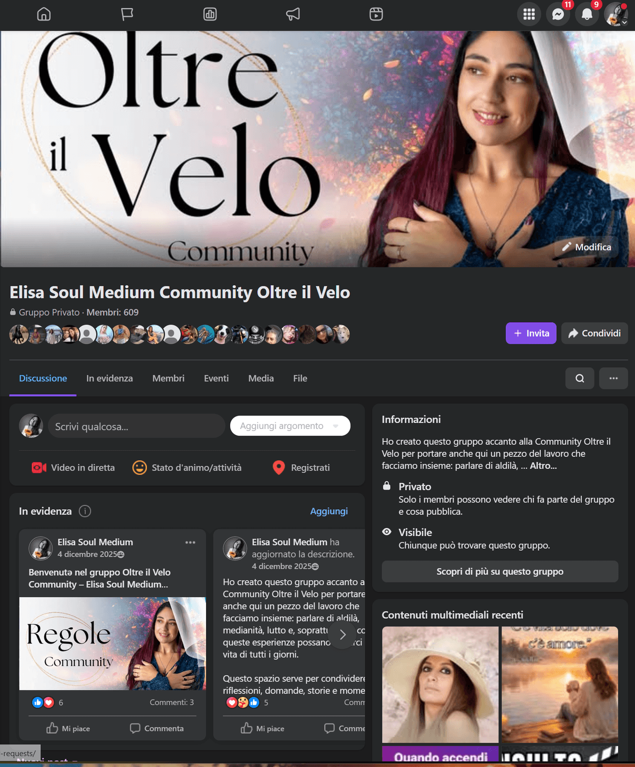 Gruppo Facebook - schermata 2