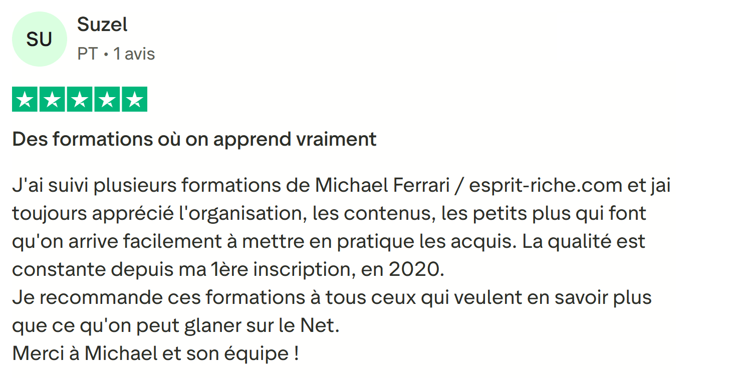 Avis suezl : Portefeuille Liberté Financière, je recommande