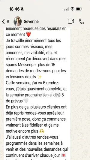 Message de Séverine