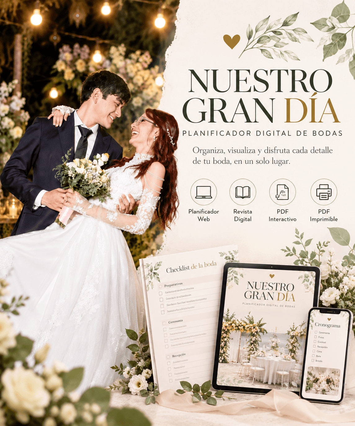 Nuestro Gran Día — Planificador digital de bodas