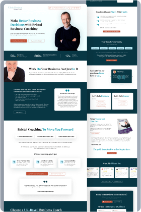 Chris Kenber Landing Page