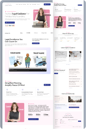 Laura Cowan Landing Page