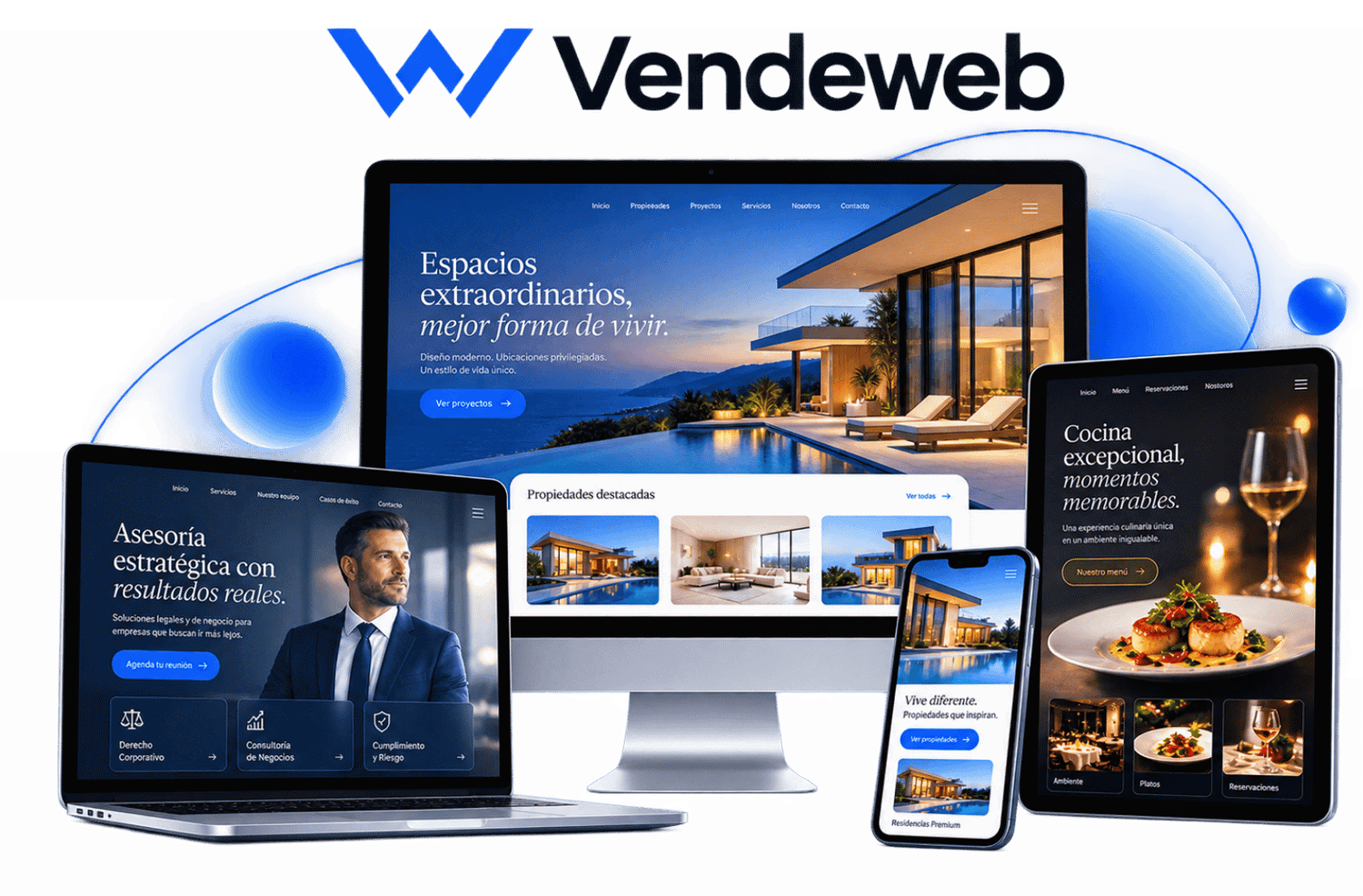 Vendeweb: web profesional entregada en tu cuenta