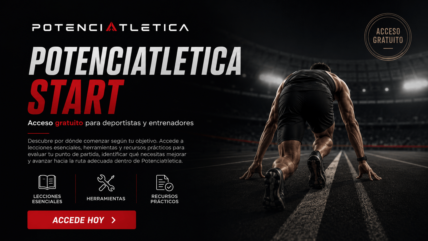 Potenciatletica START y programa inicial de velocidad