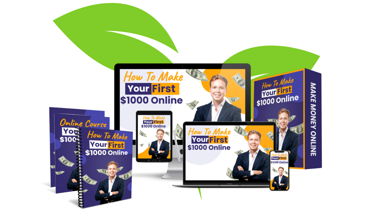 How to make your first $1,000 Online course cover