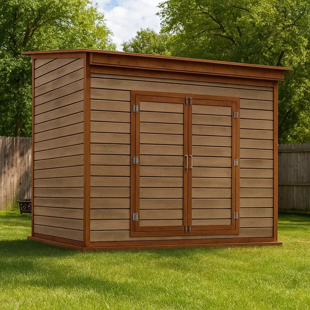 Lean-to Storage shed