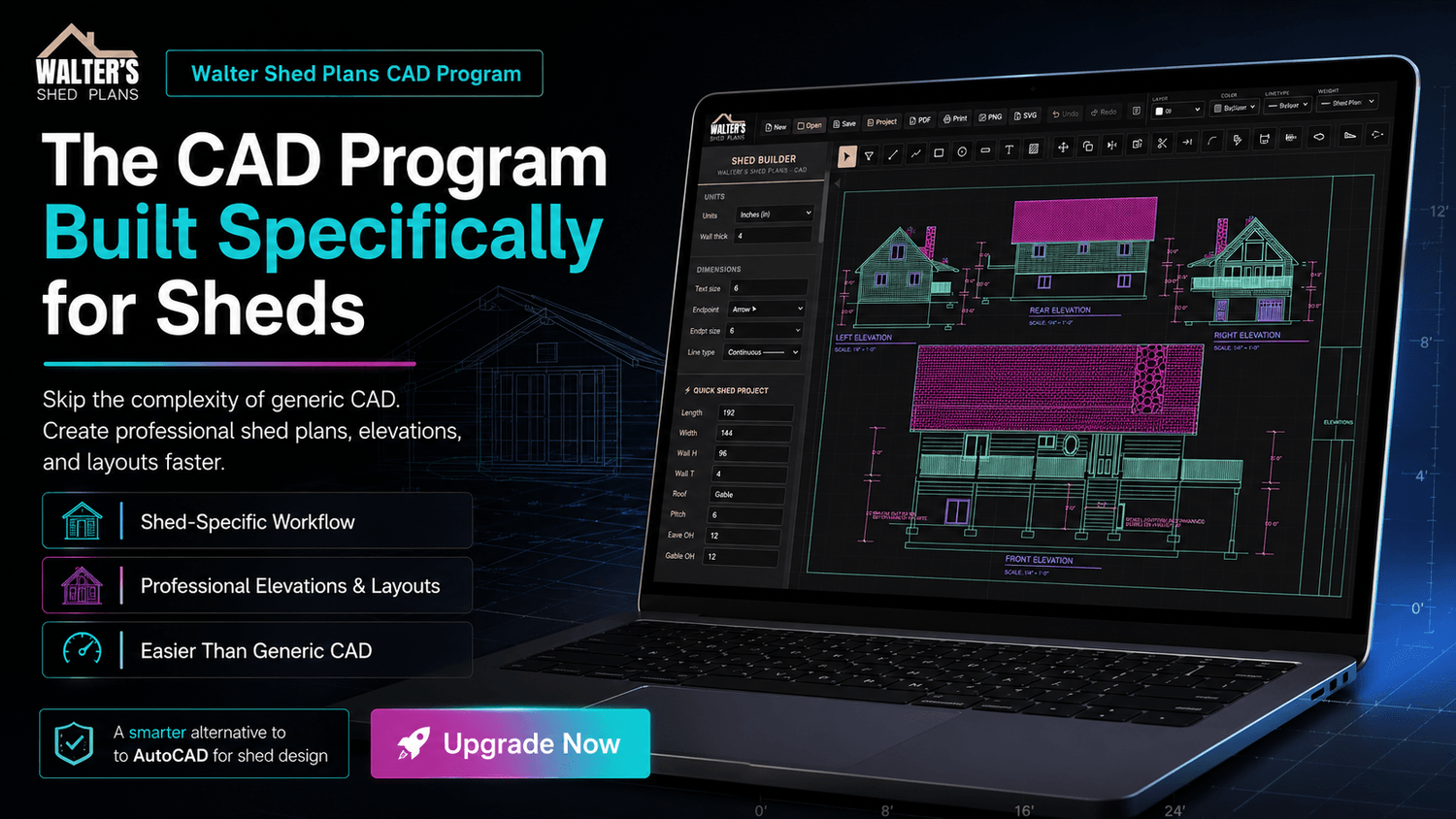 Walter's Shed CAD Program