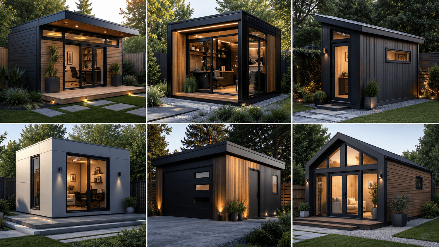 Modern contemporary outbuildings