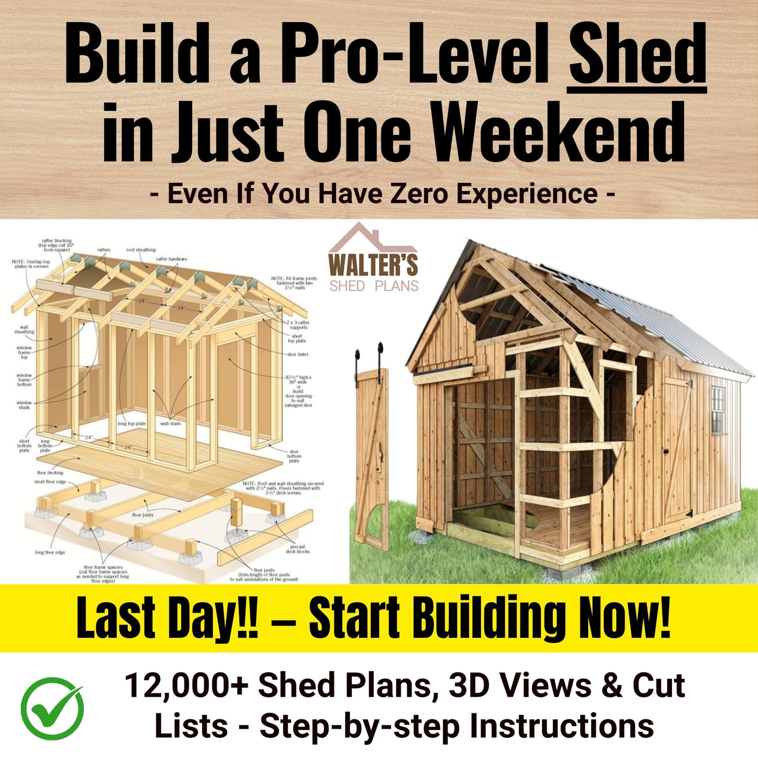 Walter's Shed Plans — ad creative #2
