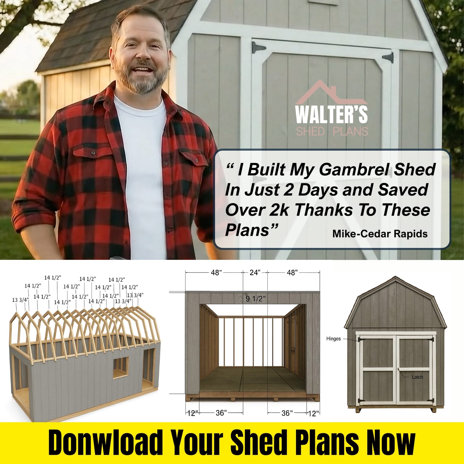 Walter's Shed Plans — ad creative #3