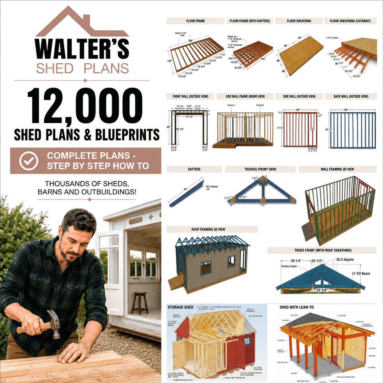 Walter's Shed Plans — ad creative #7
