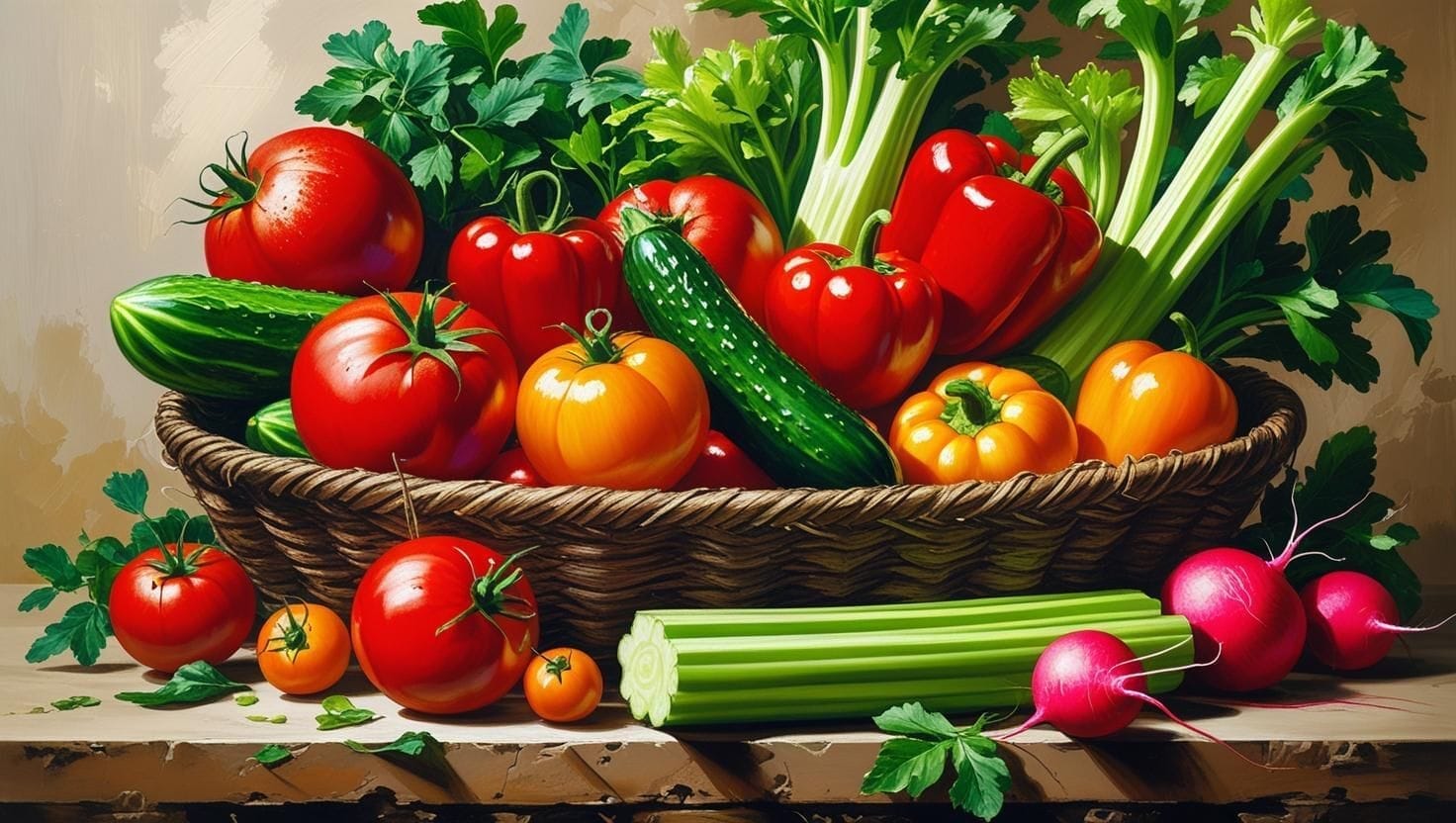 alt="Légumes d'été bons pour le cœur"
