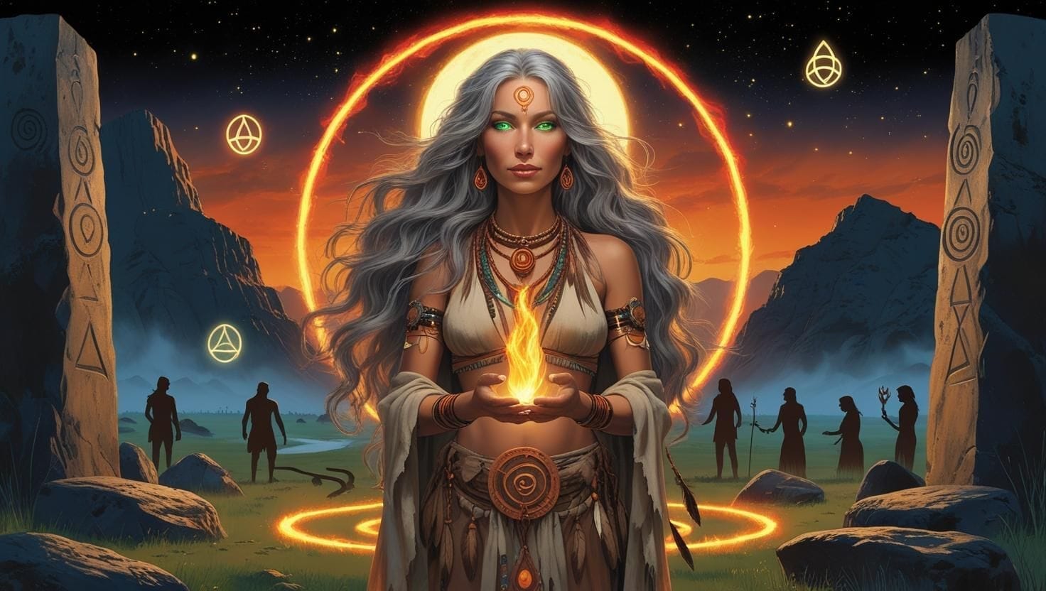 alt="Gardienne du feu Sacré"