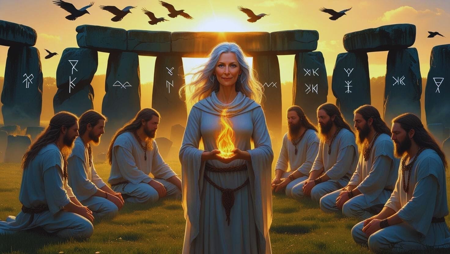 alt="La Femme : Gardienne du Feu Sacré"