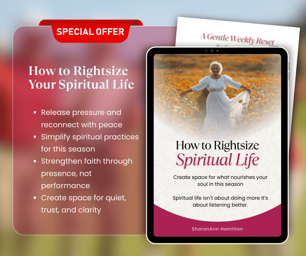 How to Rightsize Your Spiritual Life