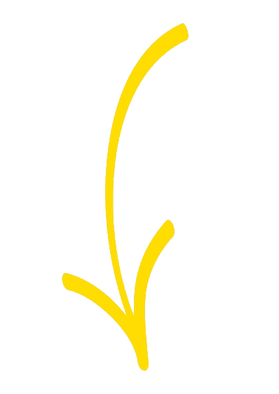 Flèche Jaune Détourée