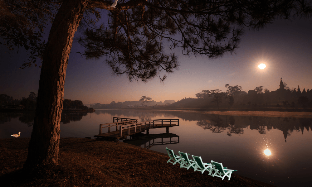 Image of a lake view