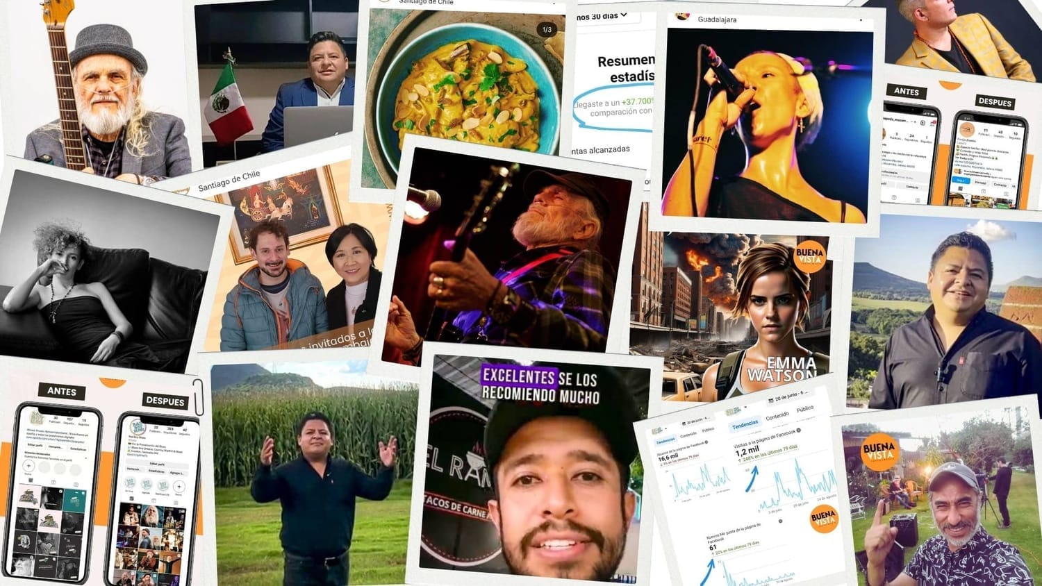 Casos de éxito de la agencia BVSM en marketing musical, político y negocios locales