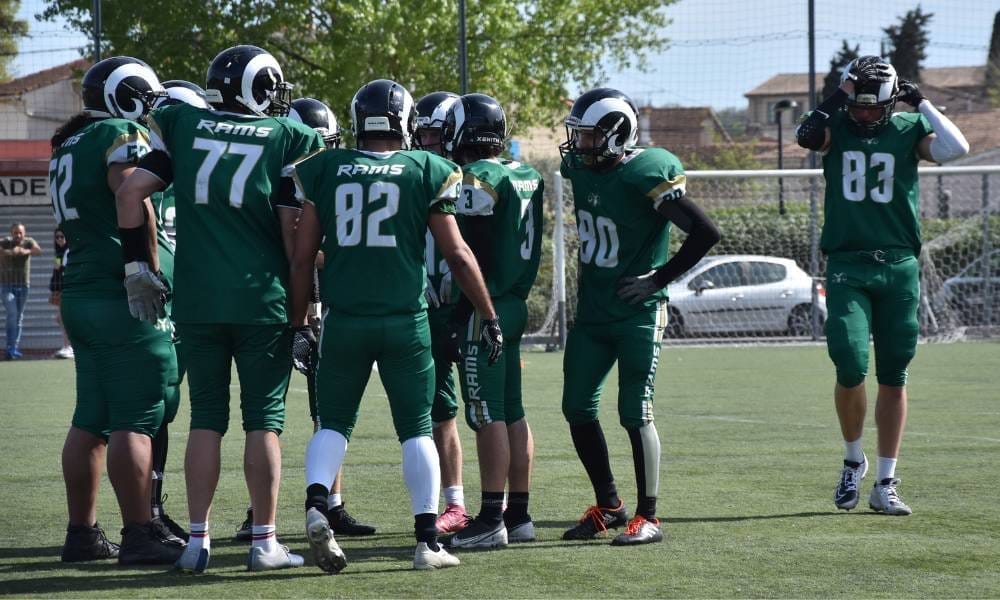 Football américain Sainte-Maxime, Var 83, club RAMS et entraînement hebdomadaire.