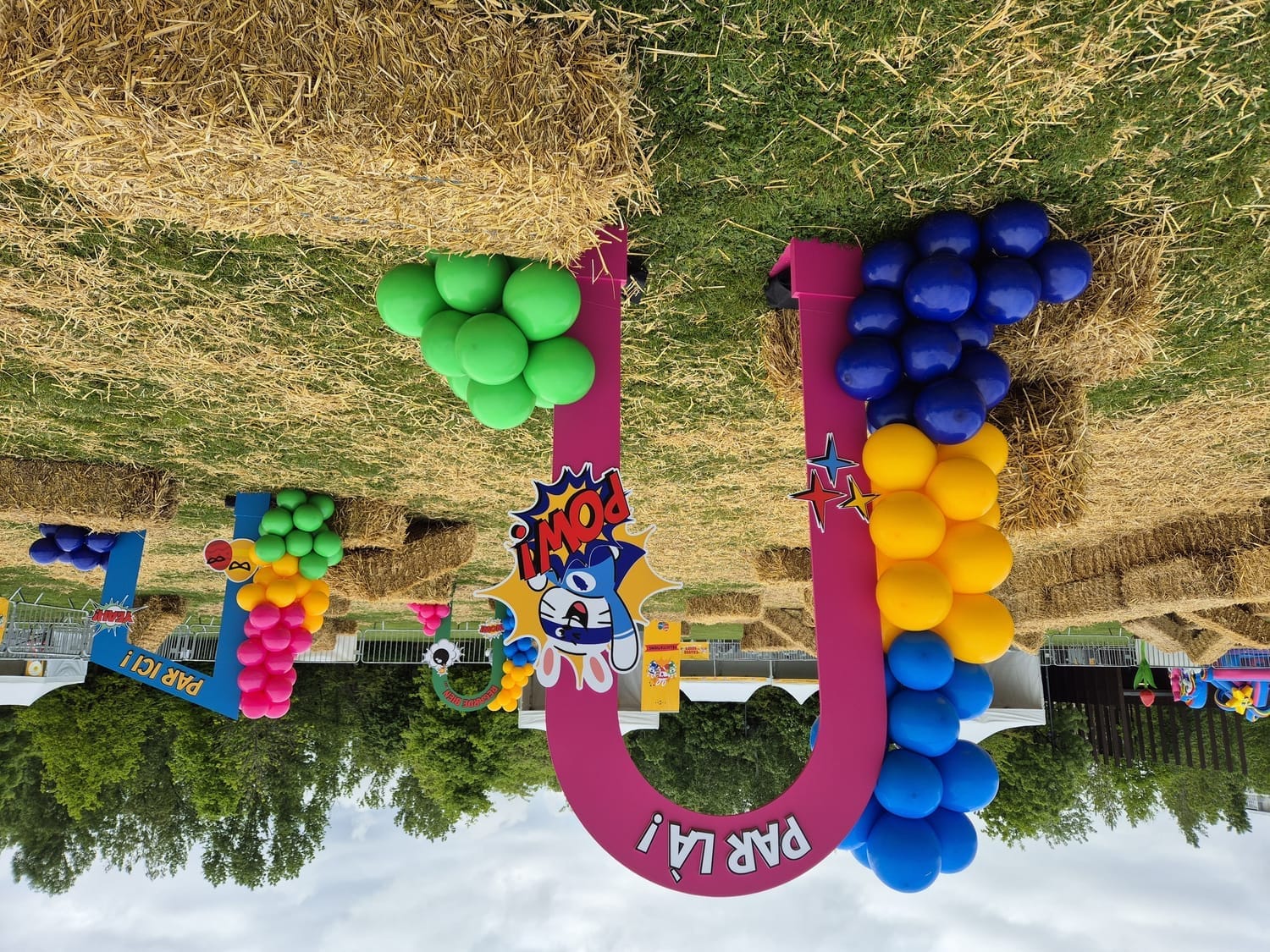 Décoration Chasse aux œufs — ambiance printanière